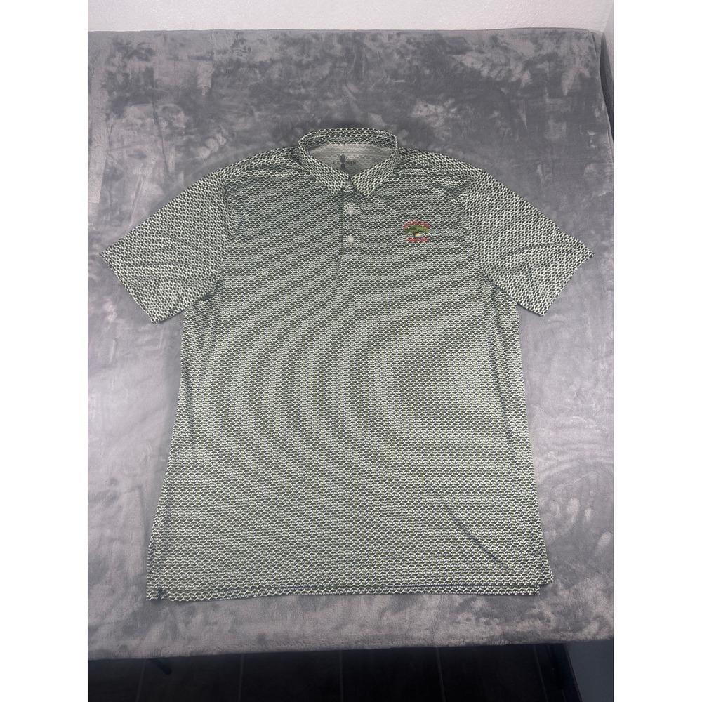 US Open Torrey Pines 121st Championship Golf Polo Shirt Mens 2XL Green Print